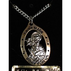 St Mark Medal on Chain